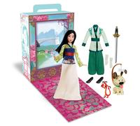 Disney Store Official Mulan Story Doll Mulan 11 Inches Fully Posable Toy in Glittering Outfit - Suitable for Ages 3+ Toy Figure Gifts for Gir