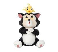 Disney Store Official Pinocchio 85th Anniversary Stuffed Animals - Figaro & Cleo Cat Plush - Embroidered Features Organza Fins Soft Huggable St