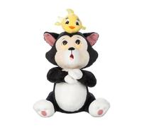Disney Store Official Pinocchio 85th Anniversary Stuffed Animals - Figaro & Cleo Cat Plush - Embroidered Features, Organza Fins, Soft Huggable Stuffing - Disney Vault Collection Plushie