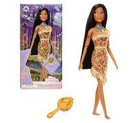 Disney Store Official Pocahontas Classic Doll for Kids, 29cm/11”, Includes Brush with Moulded Details, Fully Posable and Detailed Toy - Suitable for Ages 3+