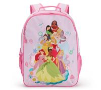 Disney Store Official Princess Backpack for Kids, Featuring Princesses Ariel, Cinderella, Moana, Belle, Aurora, Tiana, Mulan and Rapunzel, H40 x W30 x D14cm