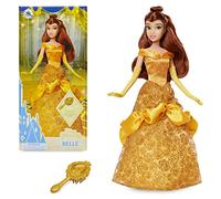 Disney Store Official Princess Belle Classic Doll for Kids, Beauty and the Beast, 29cm/11”, Includes Evening Gloves and Brush, Fully Posable Toy in Glittering Outfit - Suitable for Ages 3+