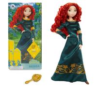 Disney Store Official Princess Classic Doll (Merida) 11 Inches Includes Brush with Molded Details Fully Posable Toy in Classic Outfit Pri