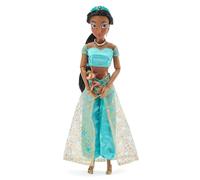 Disney Store Official Princess Jasmine Classic Doll for Kids, Aladdin, 30cm/12”, Fully Posable Toy with Iconic Turquoise Outfit & Surprise Character Friend - Suitable for Ages 3+