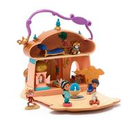 Disney Store Official Princess Jasmine Palace Playset, Aladdin, Disney Animators' Collection Littles, 10 Pc., Agrabah Palace Set Includes Abu, Rajah & Genie's Lamp Figures and More