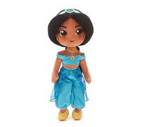 Disney Store Official Princess Jasmine Soft Toy Doll for Kids, Aladdin, 37cm/14”, Plush Cuddly Classic Character, Arabian Princess in Iconic Outfit with Embroidered Expression