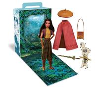 Disney Store Official Princess Story Doll (Raya) 11 Inches Includes Coloring Book and Additional Dress Princess Doll in Classic Outfit Pr