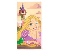 Disney Store Official Rapunzel Beach Towel Tangled Soft Cotton Quick Dry Pool Beach Bath Towel for Kids