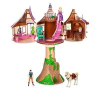 Disney Store Official Rapunzel Doll's House, Tangled, 44.5cm/17.5”, Includes Princess Rapunzel Doll, Flynn Rider, Pascal, Maximus, Tower, Toy Furniture & Accessories - Ages 3+
