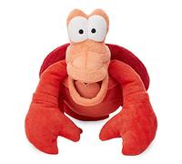 Disney Store Sebastian Small Soft Plush Toy - The Little Mermaid - 15cm 5inches - made with soft-feel fabric, embroidered features and a shimmery