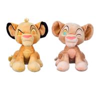 Disney Store Official Simba and Nala Plush Set - The Lion King 30th Anniversary Edition - Small 11'' Collectible Lion Pair