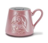 Disney Store Official Sleeping Beauty, 385ml, Pink Princess Aurora Design, Dreams do Come True Message, Suitable for Microwave and Dishwasher use