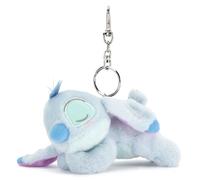 Disney Store Official Sleeping Stitch Keychain Plush, Lilo & Stitch, 13cm / 5", Alien Soft Toy on a Removable Keyring, Suitable for 1 Years +