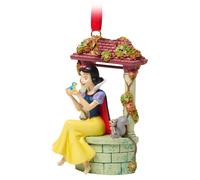 Disney Store Official Snow White Sketchbook Ornament, Christmas Tree Decoration Suitable for Hanging or Freestanding, 10cm / 4"