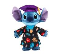 Disney Store Official Stitch Graduation 2024 Soft Toy, Lilo & Stitch, 32cm/12.5”, Small Cuddly Alien Plush Character Figure, School University Graduation Teddy, Suitable for Ages 0+