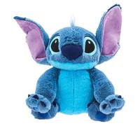Disney Store Official Stitch Medium Soft Toy for Kids, 38cm/15?, Cuddly Character with Fuzzy Texture and Embroidered Details, Flexible Floppy Ears -