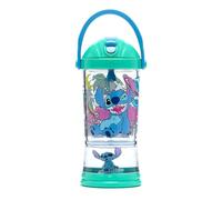 Disney Store Official Stitch Snow Globe Straw Tumbler For Kids, Lilo & Stitch, 310ml Kids Water Bottle with Flip-top Straw and Screw Top Lid, Suitable for Age 4+