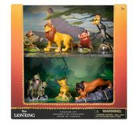 Disney Store Official The Lion King Figure Set, 7 Toys including Simba, Timon, Pumbaa, Rafiki, Scar and the Hyenas, Suitable for Age 3+