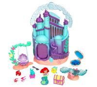 Disney Store Official The Little Mermaid Doll House, 14.5cm / 6", Once Upon a Story Playset Includes Ariel, Flounder, Sebastian, Triton's Palace and Accessories, For Age 3+