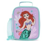 Disney Store Official The Little Mermaid Insulated Lunch Bag for Kids, Featuring Princess Ariel and Flounder, with Mesh Side Pocket, H23 x W18 x D10cm