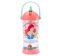 Disney Store Official The Little Mermaid Snow Globe Straw Tumbler - Ariel Kids Drinks Cup with Straw 310 ml 19 x 9 cm