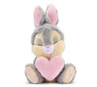 Disney Store Official Thumper with Heart Medium Soft Toy, Bambi - 22cm, Rabbit Soft Toy, Dakko collection Suitable from Birth, 0+