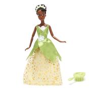 Disney Store Official Tiana Classic Doll for Kids, The Princess and the Frog, 29cm/11”, Fully Poseable Disney Princess Doll in an Elegant Gown, Includes Toy Hair Brush - Ages 3+