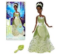 Disney Store Official Tiana Classic Doll for Kids, The Princess and the Frog, 29cm/11”, Includes Brush with Moulded Details, Fully Posable Toy in Masquerade Gown - Suitable for Ages 3+