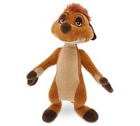Disney Store Official Timon Soft Toy, The Lion King, 26cm/10”, Cuddly Toy Made with Soft-Feel Fabric with Embroidered Details, Playful Pose, Suitable for All Ages