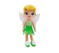 Disney Store Official Tinker Bell Soft Toy Doll, 35cm/13”, Plush Fairy in Iconic Satin Dress with Embroidered Details, Suitable for Ages 0+