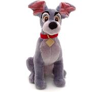 Disney Store Official Tramp Medium Soft Toy 36cm/14Inch Grey Dog Soft Plush Toy