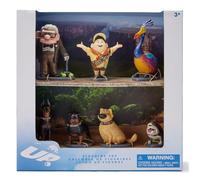 Disney Store Official Up (Pixar) Figure Set, 7 Toys Including Carl Fredricksen, Ellie, Russell, Kevin, Dug, Alpha, Beta and Gamma, Suitable for Age 3+