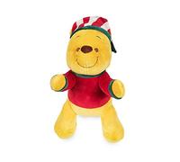 Disney Store Official Winnie the Pooh Festive Medium Soft Toy, 35cm/13”, Plush Cuddly Classic Character, Bear in Festive Top and Hat, Embroidered Details, Soft Feel Finish - Suitable for Ages 0+