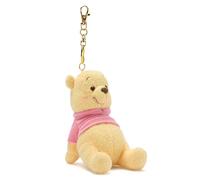 Disney Store Official Winnie the Pooh Plush Keychain, 12cm / 5", Cuddly Toy on Removable Keyring, Suitable from 1 Year +