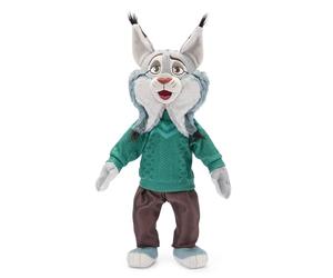 Disney Store Official Zootropolis Pawbert Lynxley Plush - 45cm Soft Toy Inspired by Zootropolis 2 - Woodland Lynx Character with Zigzag Sweater & Forest Trousers - Collectible Disney Plush