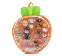 Disney Store Official Zootropolis Toy Set - Official Zootropolis 2 Character Figure with Mix-and-Match Costumes & Carrot Carry Case - Police, Chef, Astronaut Outfits - Imaginative Play for Kids
