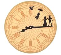 Disney Store Peter Pan 70th Anniversary Big Ben Round Rug (52.5cm)