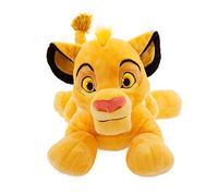 Disney Store Simba Large Soft Plush Toy, The Lion King, 34cm/13", Cuddly Toy Made with Soft-Feel Fabric with Embroidered Details and Fluffy Tail, Suitable for All Ages