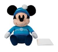 Disney Store Weighted Plush - Mickey Mouse Blissful Buddies - Soft Stuffed Animal with Appliqu? Eyes & Shaggy Coat - 25 lb Removable Weight - Ideal M