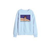 Disney Summer Return Kids Sweatshirt, Light Blue | Size: 9-11 Years Disney Light Blue 9-11 Years