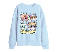 Disney Superkitties Supurr Kids Sweatshirt, Light Blue, 5-6