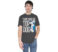 Disney 101 Dalmatians This Dad Is Top Dog T-Shirt, Dark Heather in Dark Grey | Size: XL Disney Dark Grey XL