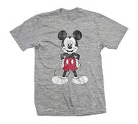 Disney - T-Shirt # M Unisex Grey # Mickey Mouse Pose