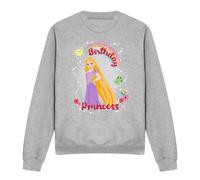 Disney Tangled Birthday Princess With Rapunzel & Pascal Sweatshirt Light Grey | Size: Medium Disney Light Grey M