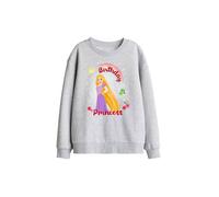 Disney Tangled Birthday Princess With Rapunzel & Pascal Kids Sweat in Light Grey | Size: 5-6 Years Disney Light Grey 5-6 Years
