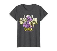 Disney Tangled Rapunzel Magic Hair Quote T-Shirt, Women, Dark Heather Grey, X-Small