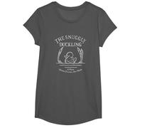Disney Tangled The Snuggly Duckling Where Dreams Are Made T-Shirt, Girls, Asphalt Grey, Medium