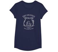 Disney Tangled The Snuggly Duckling Where Dreams Are Made T-Shirt, Girls, Navy Blue, Large