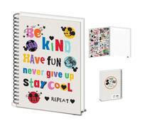 Disney Teenage Anxiety Mickey Mouse A4 Wirebound Notebook (One Size) (Multicolor)