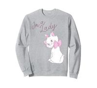 Disney The Aristocats Marie I'm A Lady Portrait Sweatshirt, Adult Unisex, Heather Grey, Medium